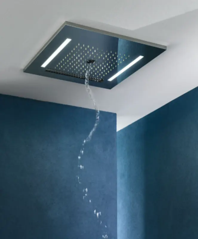 SB Wire-Twist vgradna deževna prha s kromoterapijo PVD Baker 1208955380