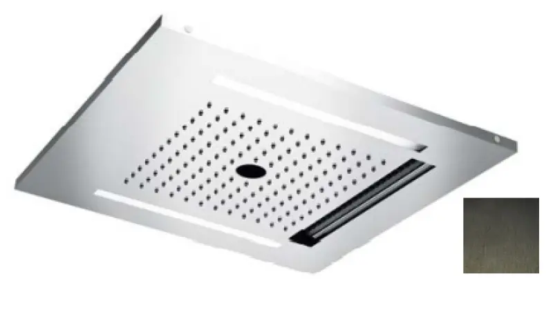 SB Wire-Twist Deževna prha vgradna s kromoterapijo osvetlitev PVD Gun Metal 1208955382