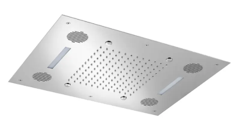 SB Sound & Colour Vgrajena deževna prha z zvokom, popolnoma iz nerjavečega jekla 1208955387