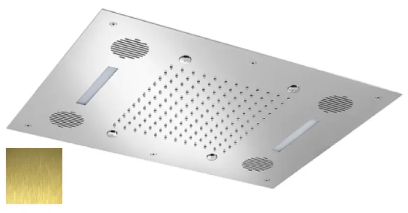 SB Sound & Colour Vgradna tuš glava z zvokom PVD zlato 1208955392