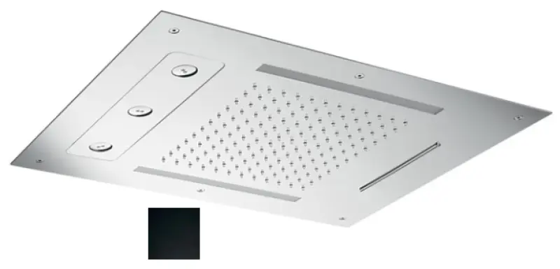 SB Spin Temptation Chromotherapie Regendouche inbouw mat črna 1208955416