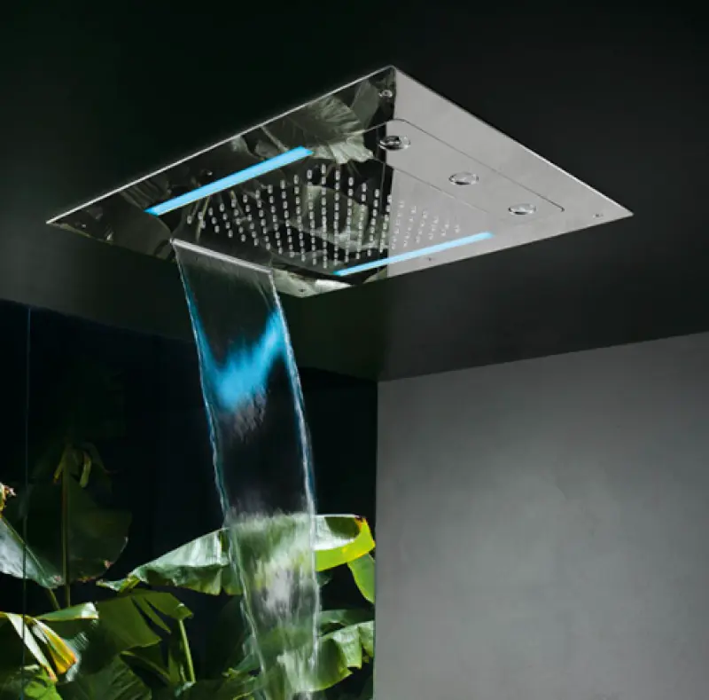 SB Spin Temptation Chromoterapija Deževna prha vgradna PVD baker 1208955418