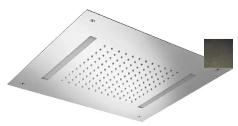 SB Easy Chromotherapy Regenska prha vgradna PVD gun metal 1208955426