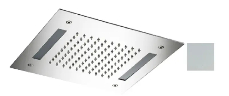 SB Easy Chromotherapy Inbouw Regendouche 30x30cm mat wit 1208955429