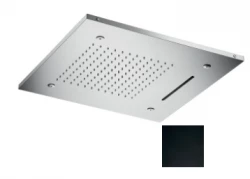 SB Chromoterapija vgradna deževna prha s 3 vrstami curkov 50x50 cm Mat Črna 1208955445