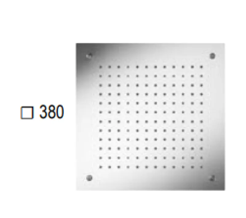 SB Square Chromotherapy Regen tuš vgradni PVD Baker 1208955465