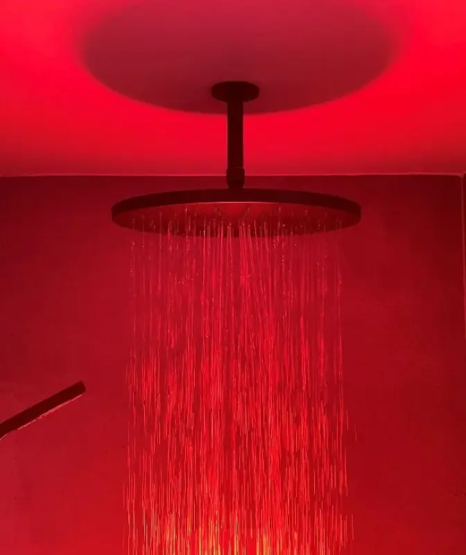 SB Round Messing Deževna prha glava 30 cm Mat Črna 1208955622