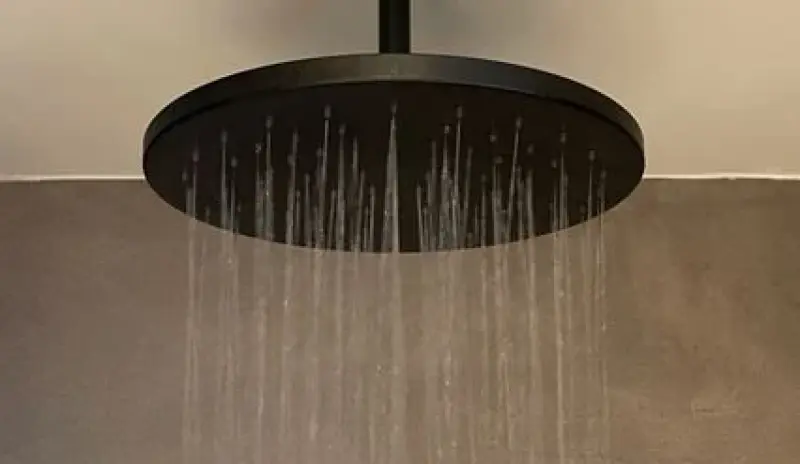 SB Round Messing Deževna prha glava 30 cm Mat Črna 1208955622