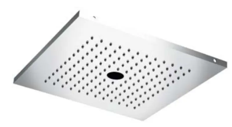 SB vgrajena deževna prha s twist curkom 38 cm kvadratna popolnoma iz nerjavečega jekla 1208955626