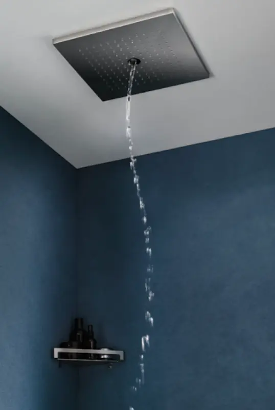 SB Deževna prha s twist curkom 38cm kvadratna Mat Črna 1208955628