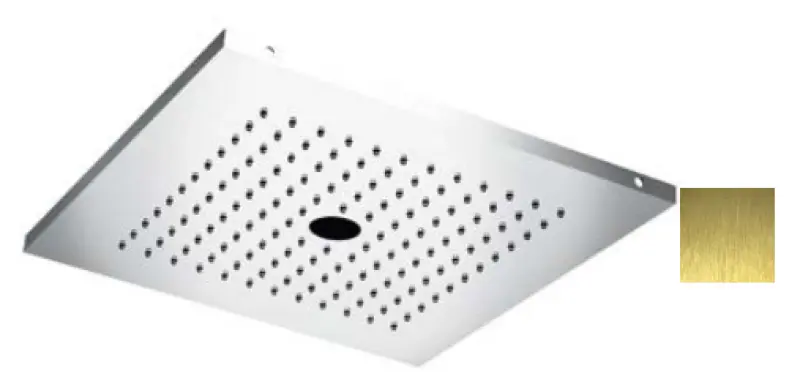 SB Deurkopel s twist curkom, 38 cm kvadrat, PVD Zlato 1208955632