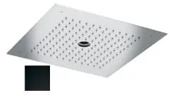 SB vgradna deževna prha strop z icicle ulico 38x38cm Mat Črna 1208955634