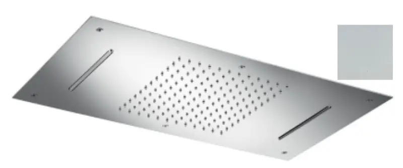 SB Temptation XXL Vgradna deževna prha pravokotna 2-curka Mat Bela 1208955707