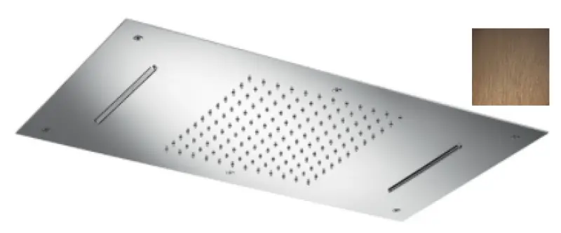 SB Temptation XXL Vgrajena deževna prha pravokotna 2-curka PVD Baker 1208955708