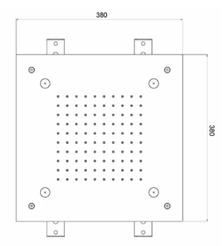 SB Mist Temptation deževna prha vgradna kvadratna 2-funkcijska 38x38cm popolnoma nerjaveče jeklo 1208955718