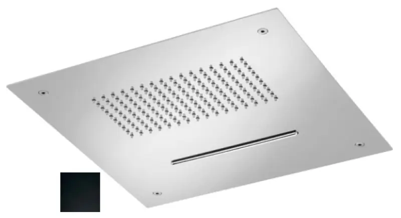 SB Square Deževna prha vgradna 2-curka Mat Črna 1208955755