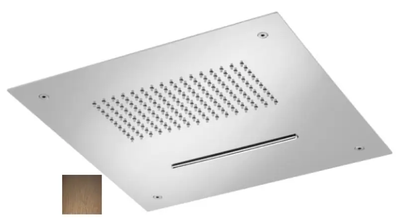 SB Square Deževna prha vgradna 2-pretoka PVD Baker 1208955757