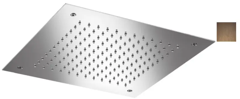 SB Temptation Vgrajena kvadratna deževna prha 38x38cm PVD Baker 1208955763