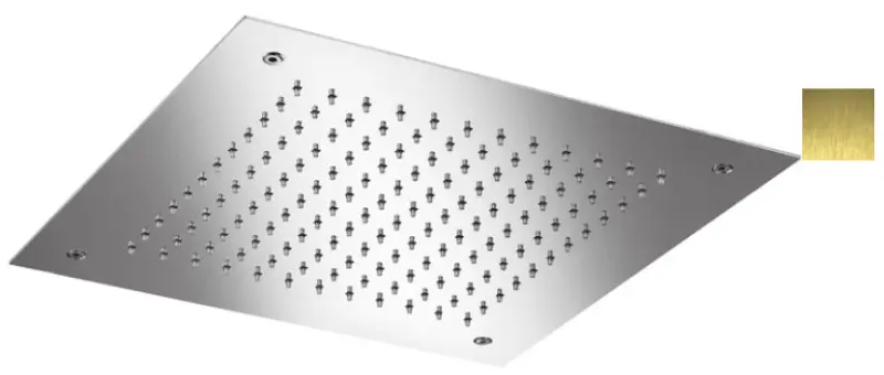 SB Temptation Inbouw Regendouche vierkant 38x38cm PVD Goud 1208955765