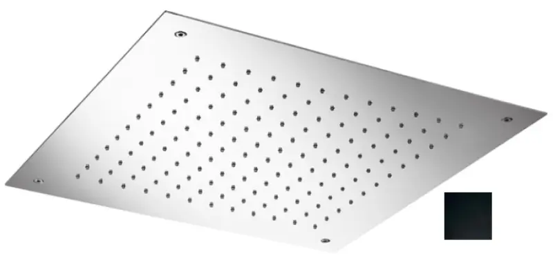 SB Temptation Vgrajena Deževna Prha Kvadratna 50x50cm Mat Črna 1208955776