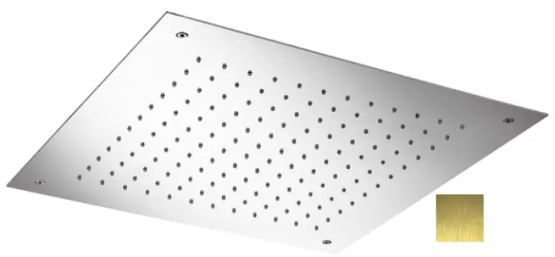SB Temptation Vgrajena Kvadratna Dežna Prha 50x50cm PVD Zlata 1208955780