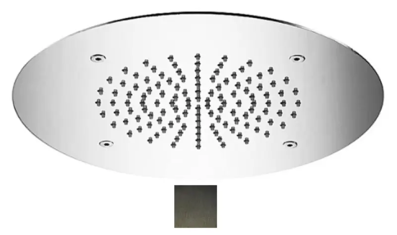 SB Round Temptation Vgradna prha PVD Gun Metal 1208955785