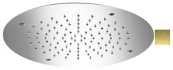 SB Round Temptation Vgrajena deževna prha 38 cm PVD Zlato 1208955804
