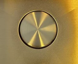Quadri odtočni pokrov, košarica zamašek, PVD zlati pokrov za odtok 11,5 cm 1208956040
