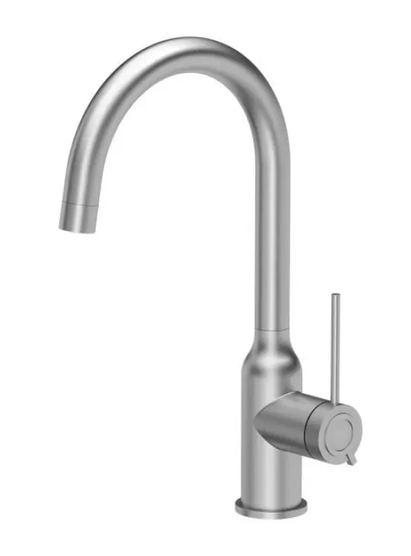 Quadri Stamford kuhinjska armatura iz nerjavečega jekla z vrtljivim okroglim izlivom 1208956109
