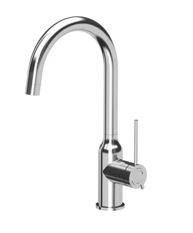 Quadri Stamford kuhinjska pipa kromirana z vrtljivim okroglim izlivom 1208956110
