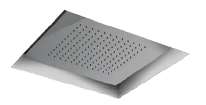 SB Rainbow deževna tuš glava za vgradnjo v strop z kromoterapijo, popolnoma iz nerjavečega jekla, 1208956230