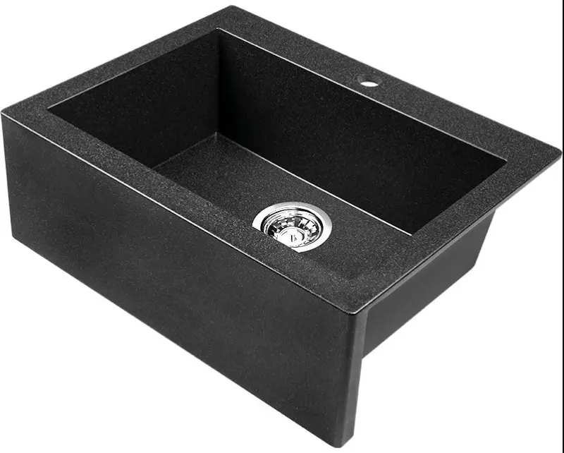Aquadesign Farmhouse vgradno ali nadgradno granitno korito antracit 58x49cm 1208956330