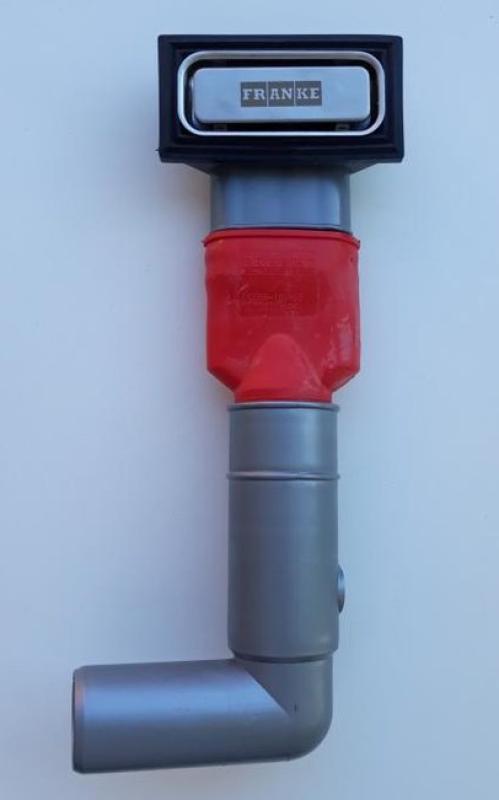 Franke prelivna garnitura mat nerjaveče jeklo, prelivna cevka 133.0262.017