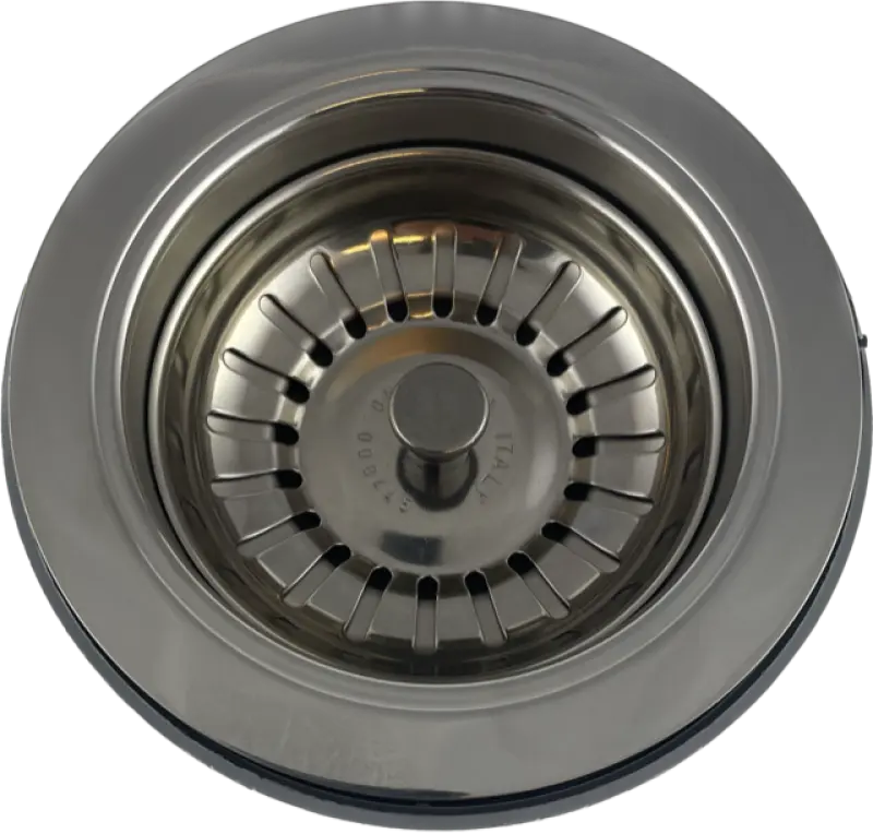 PB klasični kromirani odtočni set za kuhinjsko korito z zapiralnim košarjastim čepom 1208956473