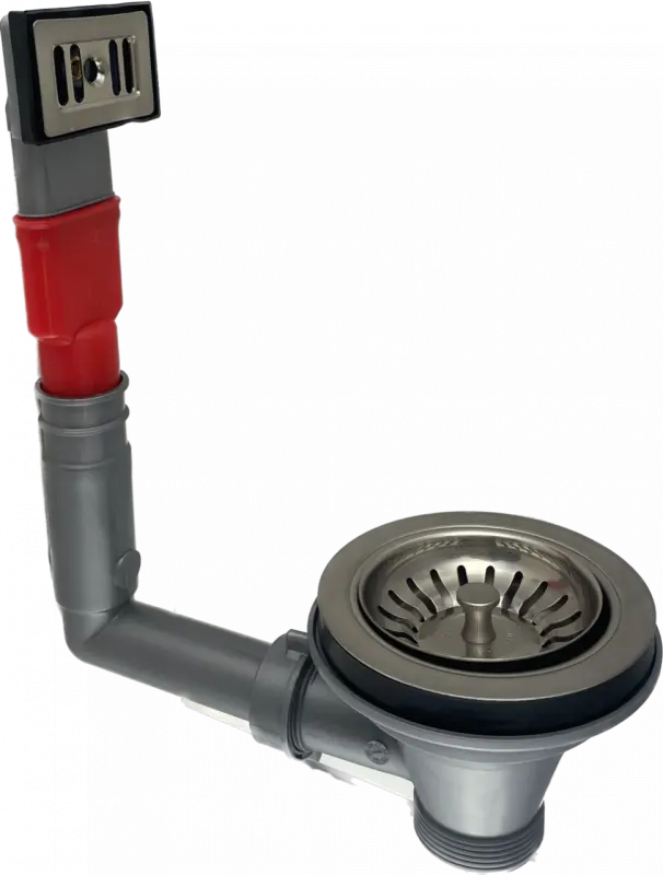 PB klasičen komplet za odtok iz nerjavečega jekla z prelivom za kuhinjsko korito in zapiralo s košaro 1208956477