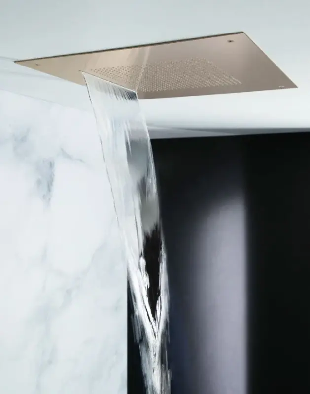 SB Square 316 Vgrajena Deževna Prha Velvet Temptation in slap brušen PVD baker 1208956751