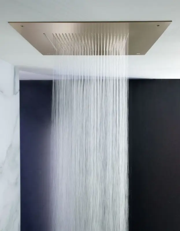 SB Square 316 Vgrajena Deževna Prha Velvet Temptation in slap brušen PVD baker 1208956751