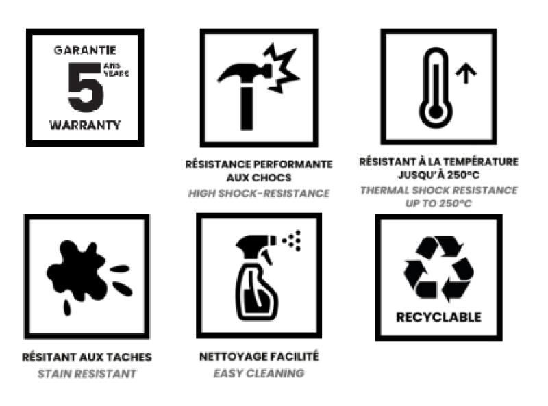 Zandkleurige ingebouwde spoelbak 58x53cm met kraangatbank en roestvrijstalen plug 1208956773