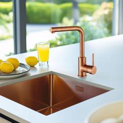 Ausmann Turt bakreno korito PVD NANO Copper 40x40 vgradnja, polvgradnja in nadgradnja 1208956945