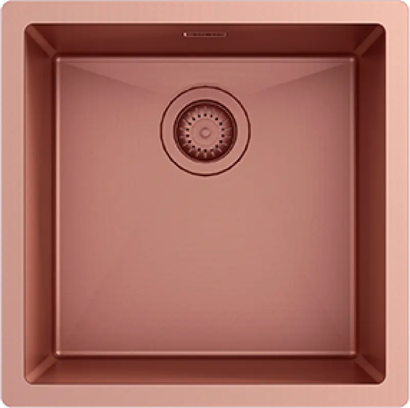 Ausmann Turt bakreno korito PVD NANO Copper 40x40 vgradnja, polvgradnja in nadgradnja 1208956945
