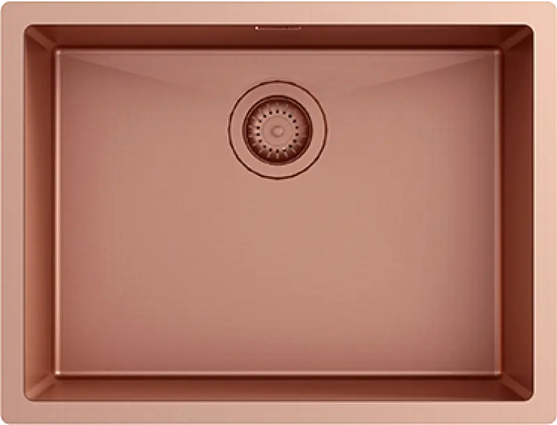 Ausmann Turt bakreno pomivalno korito bakreni PVD 54x40 vgradno, poravnano in nadgradno 1208956948