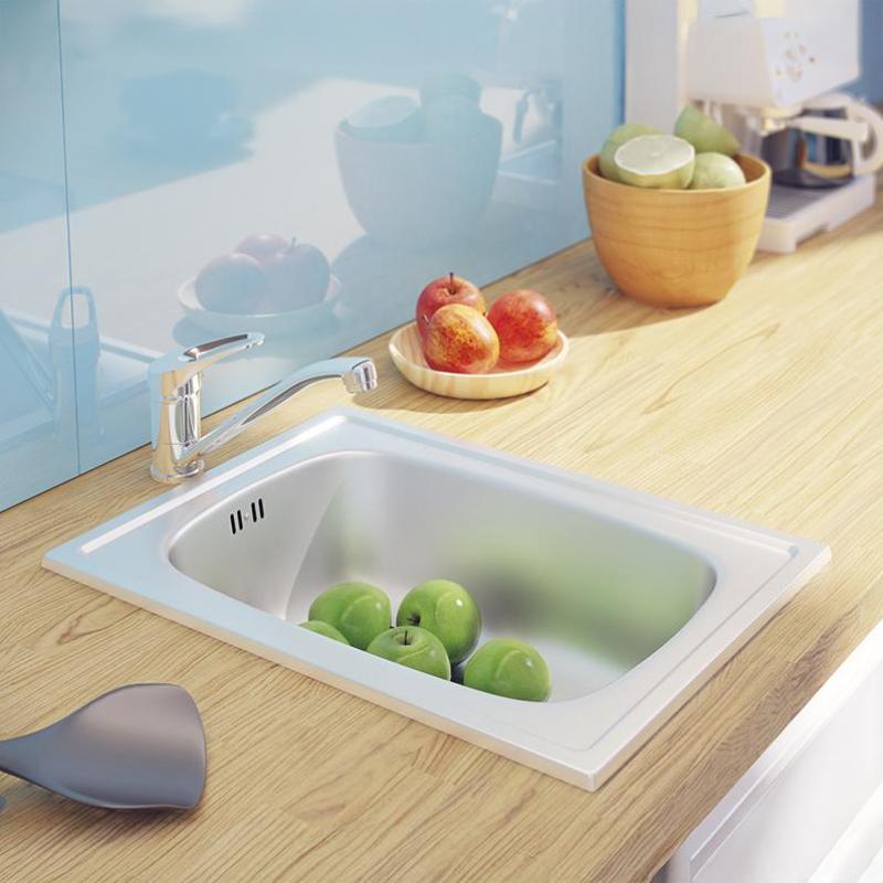 Ausmann Basic kleine inox nadgradni pomivalnik 35x48 cm, vključno s sifonom 1208956971