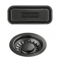 Franke Mythos mojstrovina Korfplugset gun metal z overflow 112.0653.030