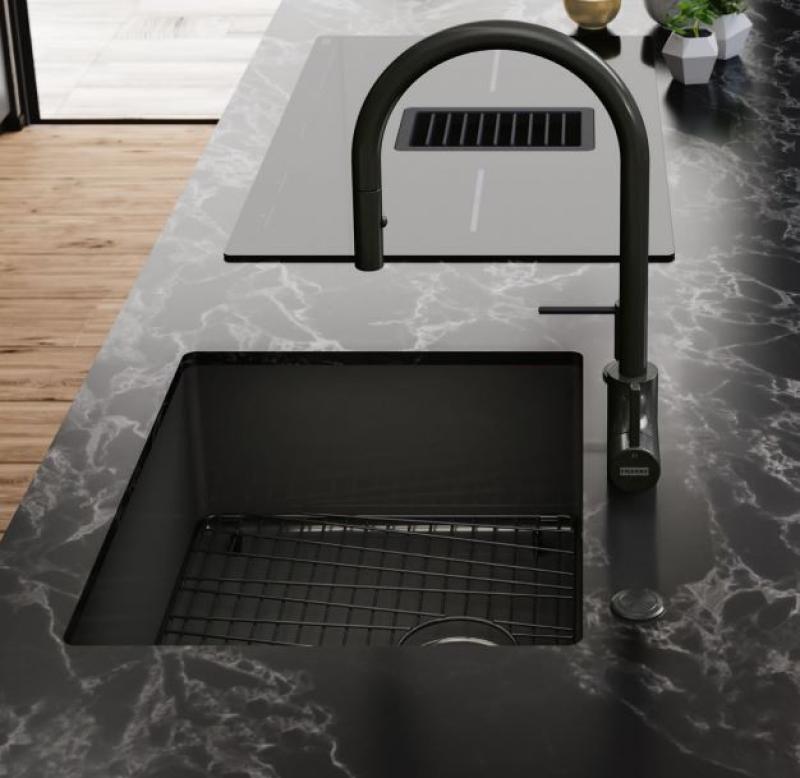 Franke Mythos meesterwerk accessoire bodemrek 391x401mm PVD Gun Metal 112.0655.431