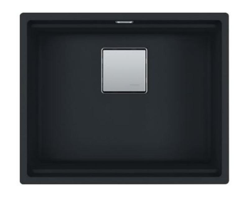 Franke Kubus KNG 110.52 mat črno pomivalno korito 52x42 granit vgradno 125.0627.319
