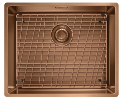 Franke Mythos Masterpiece BXM 210.50 koperna pomivalna korita PVD baker 50x41 ravno vgradnjo in vgradnjo 127.0674.363