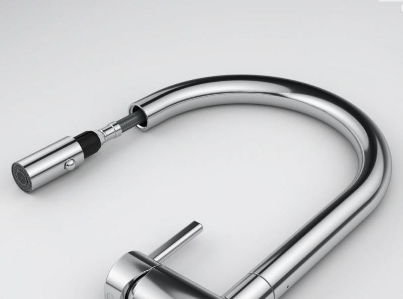 Franke Active J Kuhinjska armatura kromirana z izvlečno prho 115.0653.401