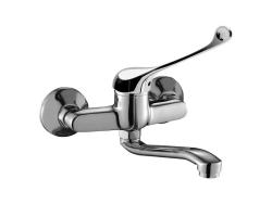AquaTrimo kliniek keuken wandkraan met lange hendel chroom 21CC7077CM