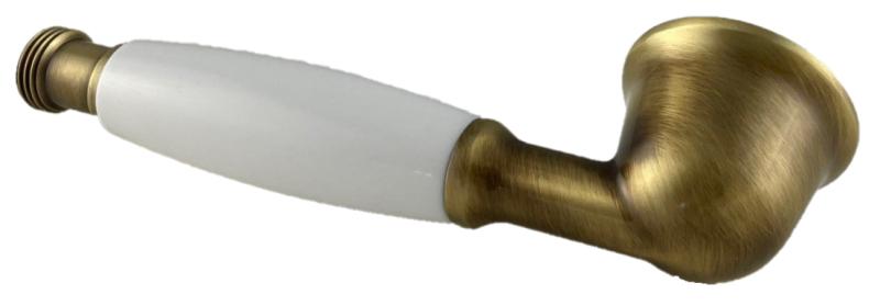 PB klasična bronasta ročna prha z belim ročajem 1208957104