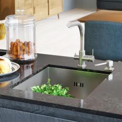 Ausmann Oder inox pomivalno korito 34x40 cm za vgradnjo, podvgradnjo in nadvgradnjo, ekstra globoko 22 cm 1208957111